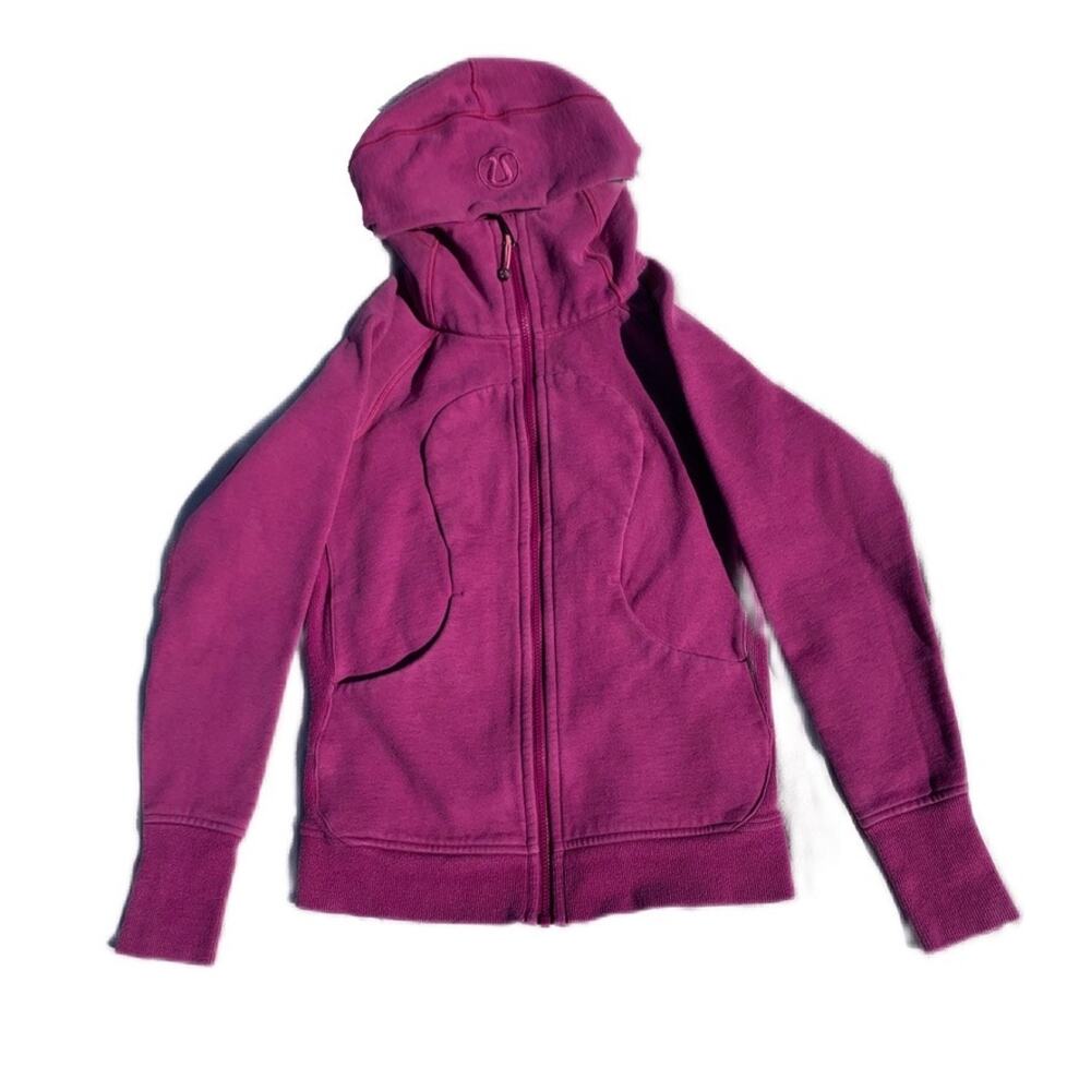 Lululemon size 06 scuba hoodie II jacket purple